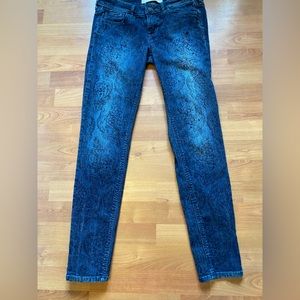 Hollister Embroidered Skinny Leg Jeans